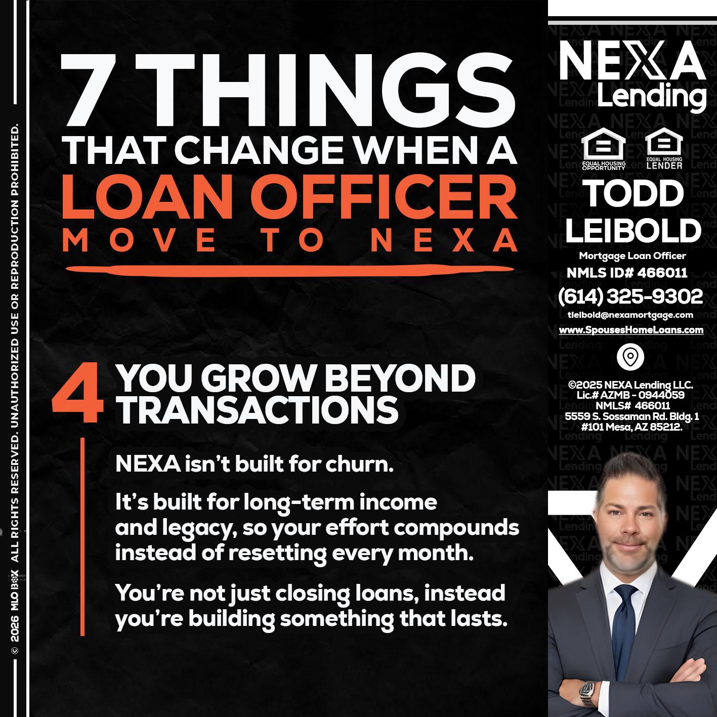 7 THINGS (4) - Todd Leibold -Mortgage Loan Officer