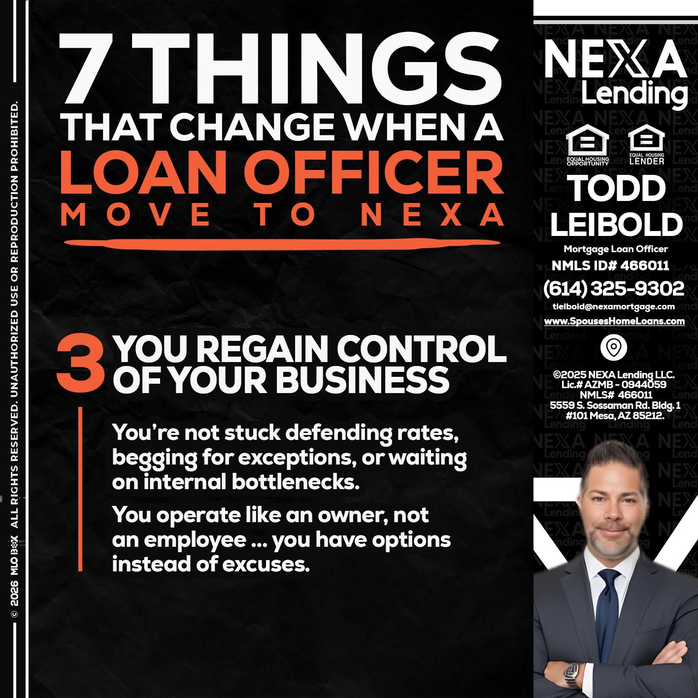 7 things (3) - Todd Leibold -Mortgage Loan Officer