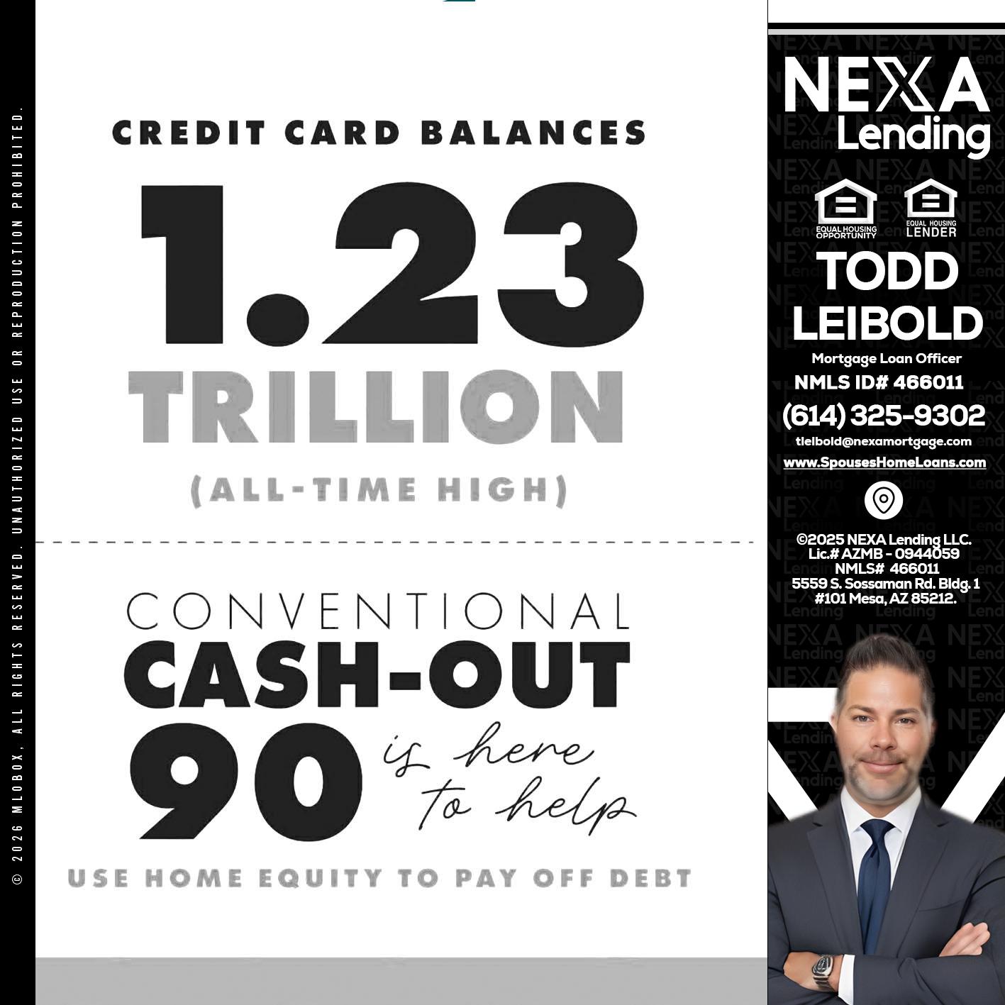 CREDIT CARD BALANCE - Todd Leibold -Mortgage Loan Officer