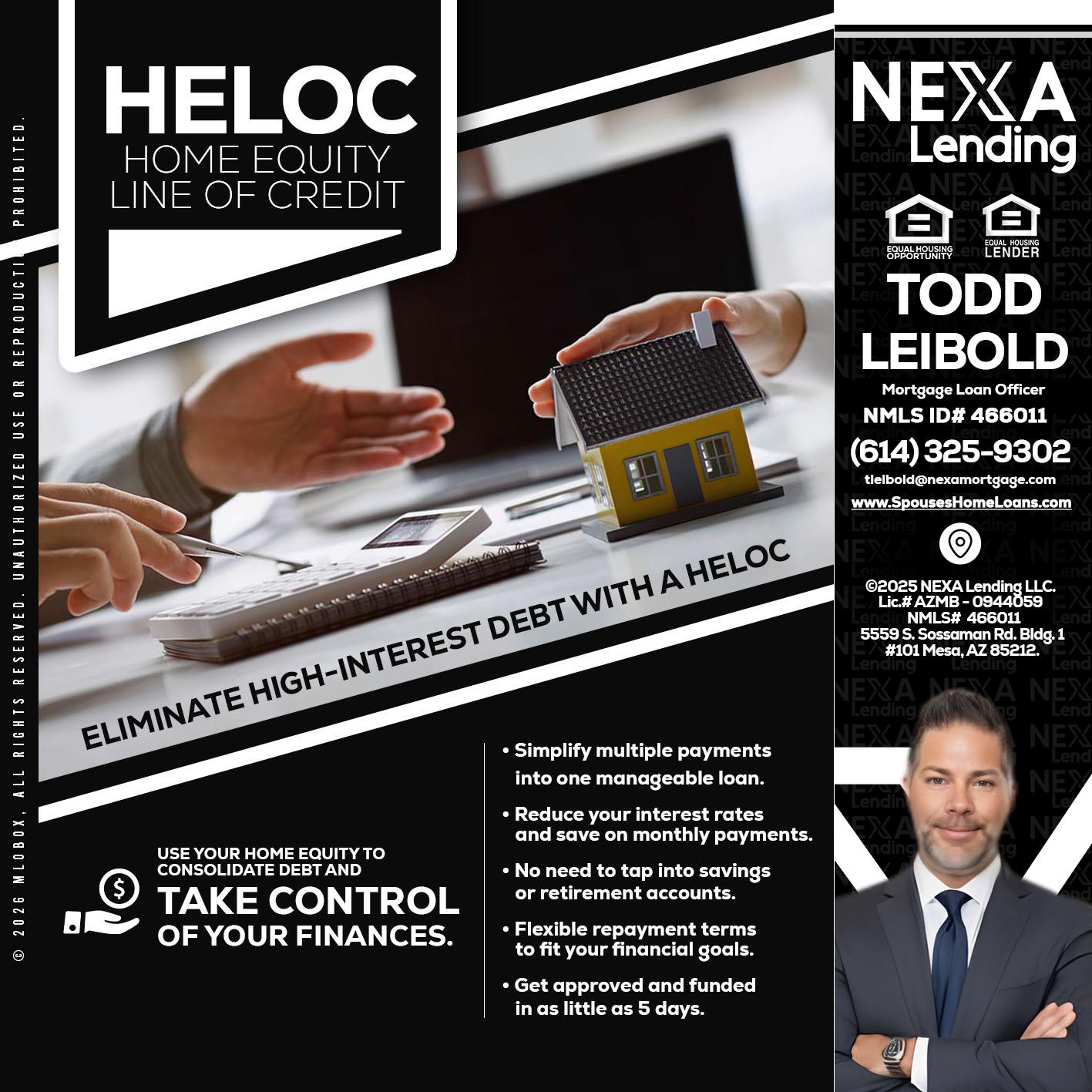 HELOC - Todd Leibold -Mortgage Loan Officer
