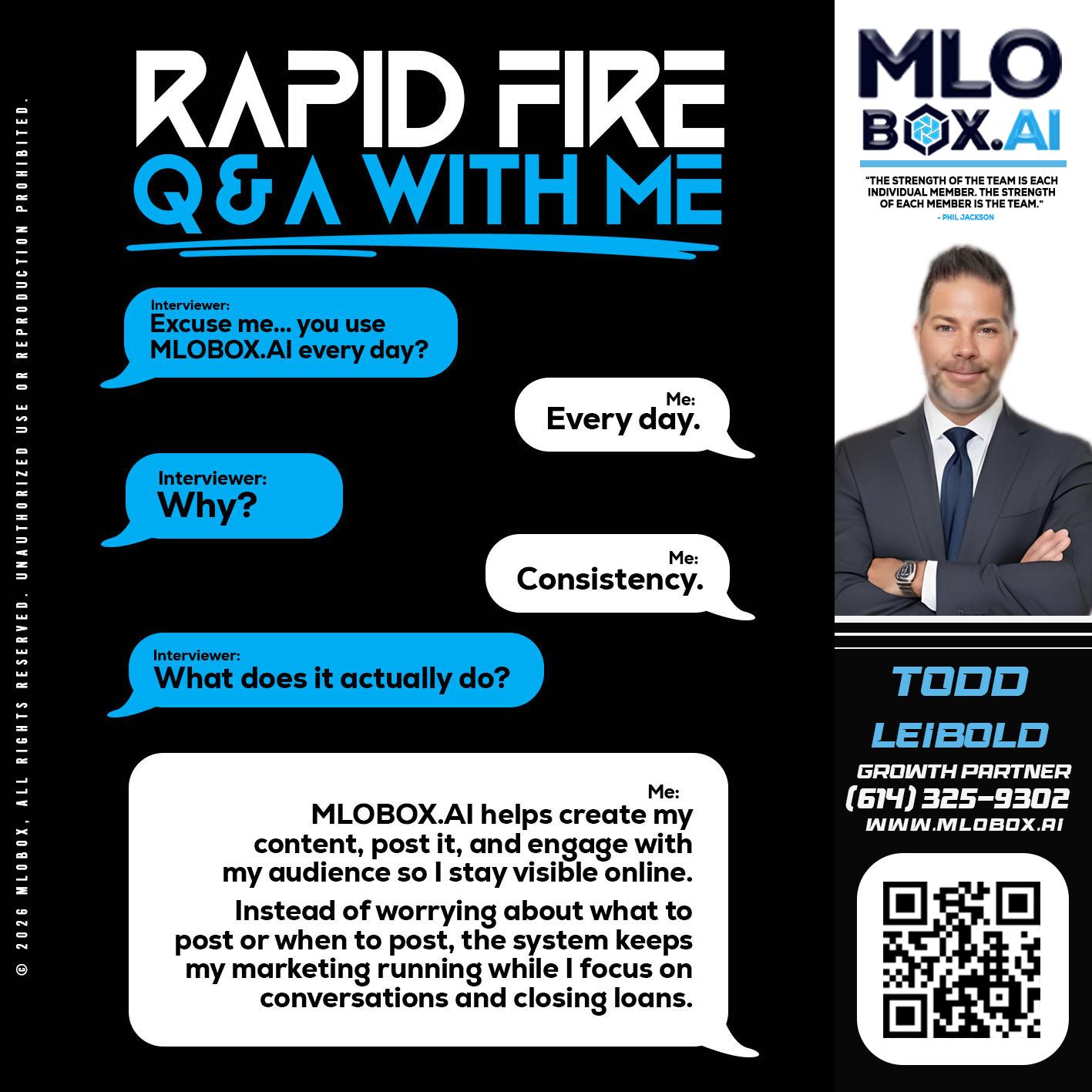 RAPID Q&A - Todd Leibold -Mortgage Loan Officer