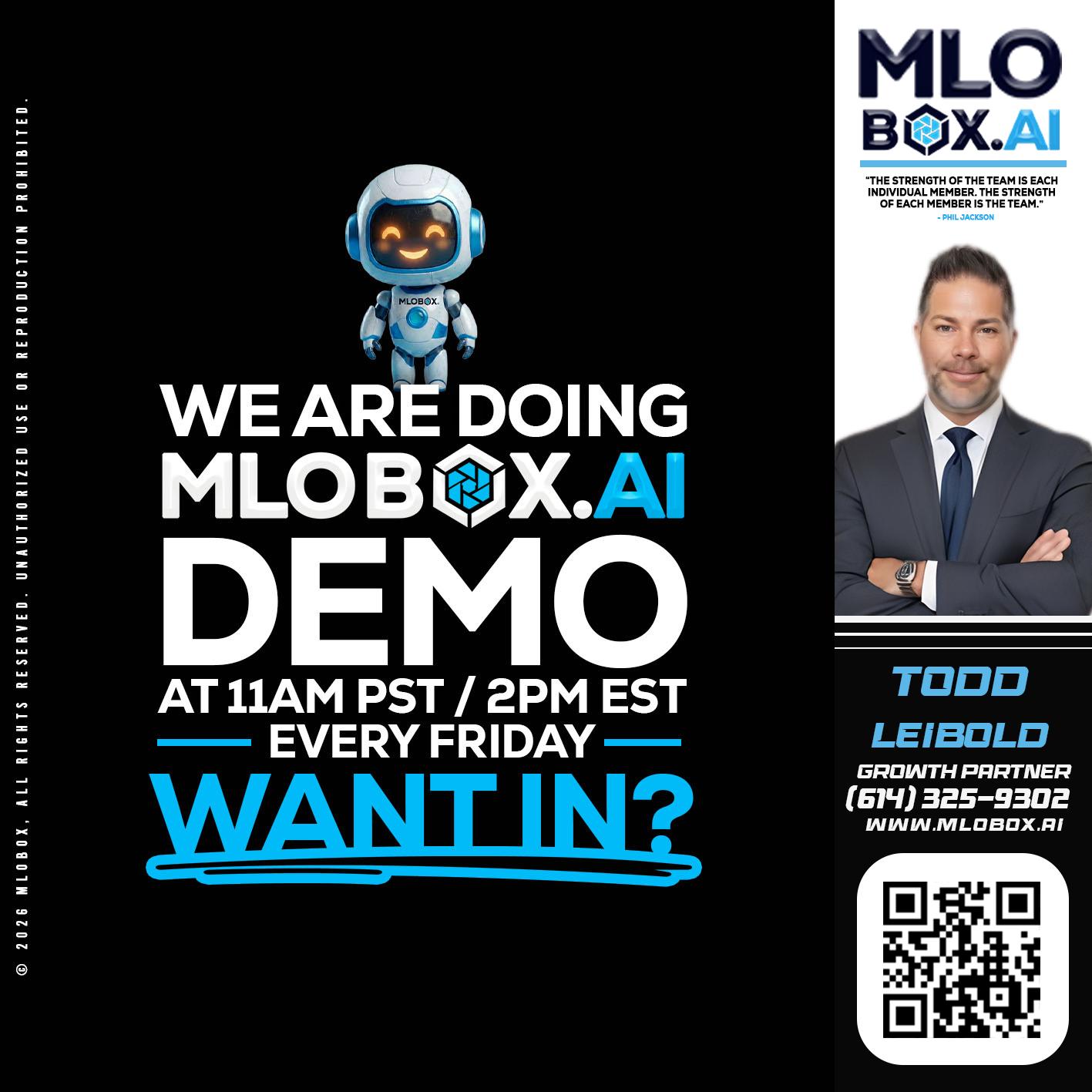 WE ARE DOING - Todd Leibold -Mortgage Loan Officer