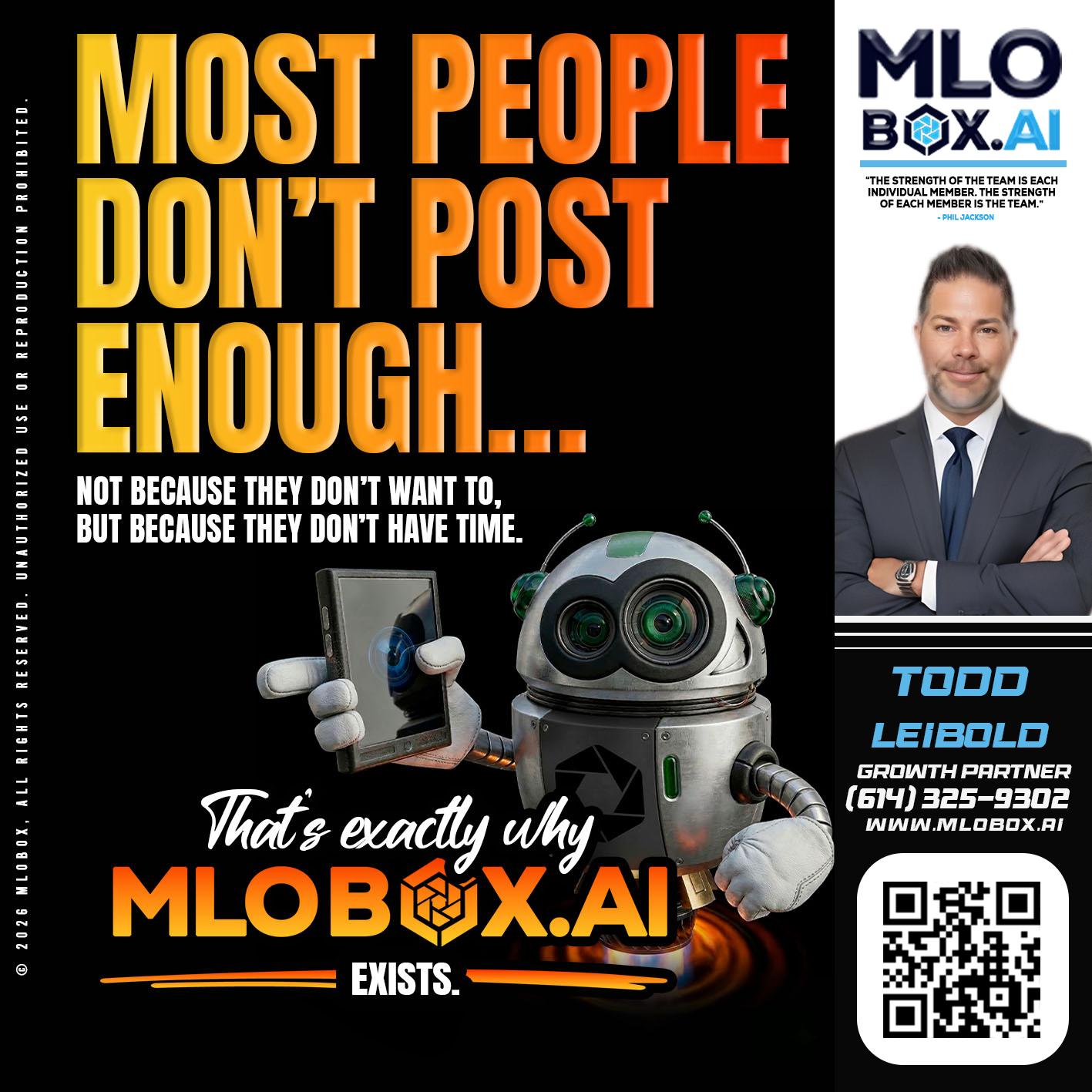 most people - Todd Leibold -Mortgage Loan Officer