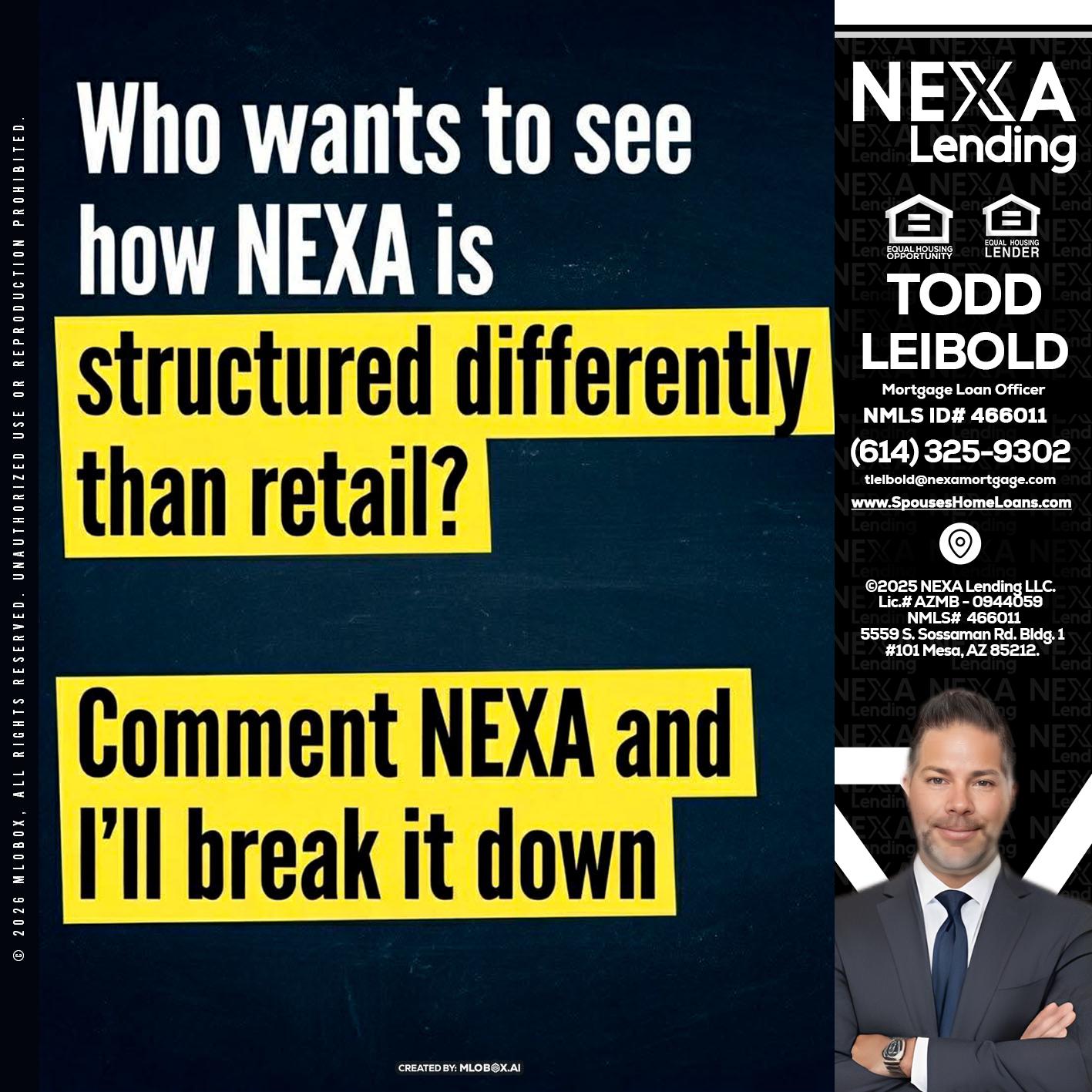 who want to see - Todd Leibold -Mortgage Loan Officer