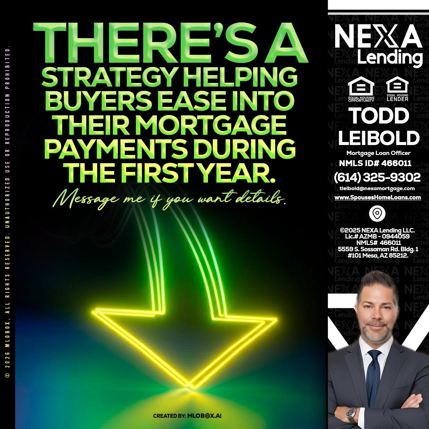 THERES A STATEGY - Todd Leibold -Mortgage Loan Officer