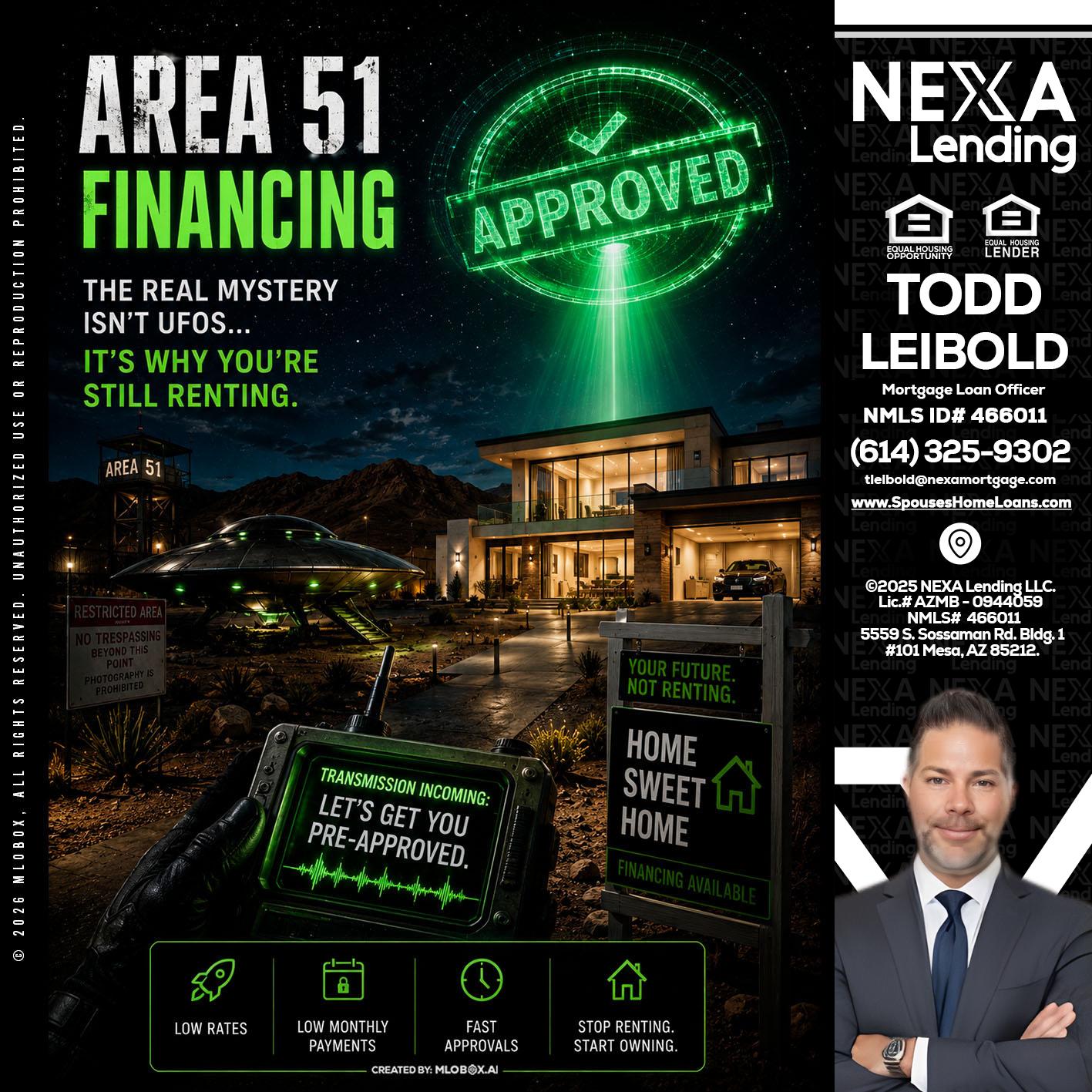 AREA 51 - Todd Leibold -Mortgage Loan Officer
