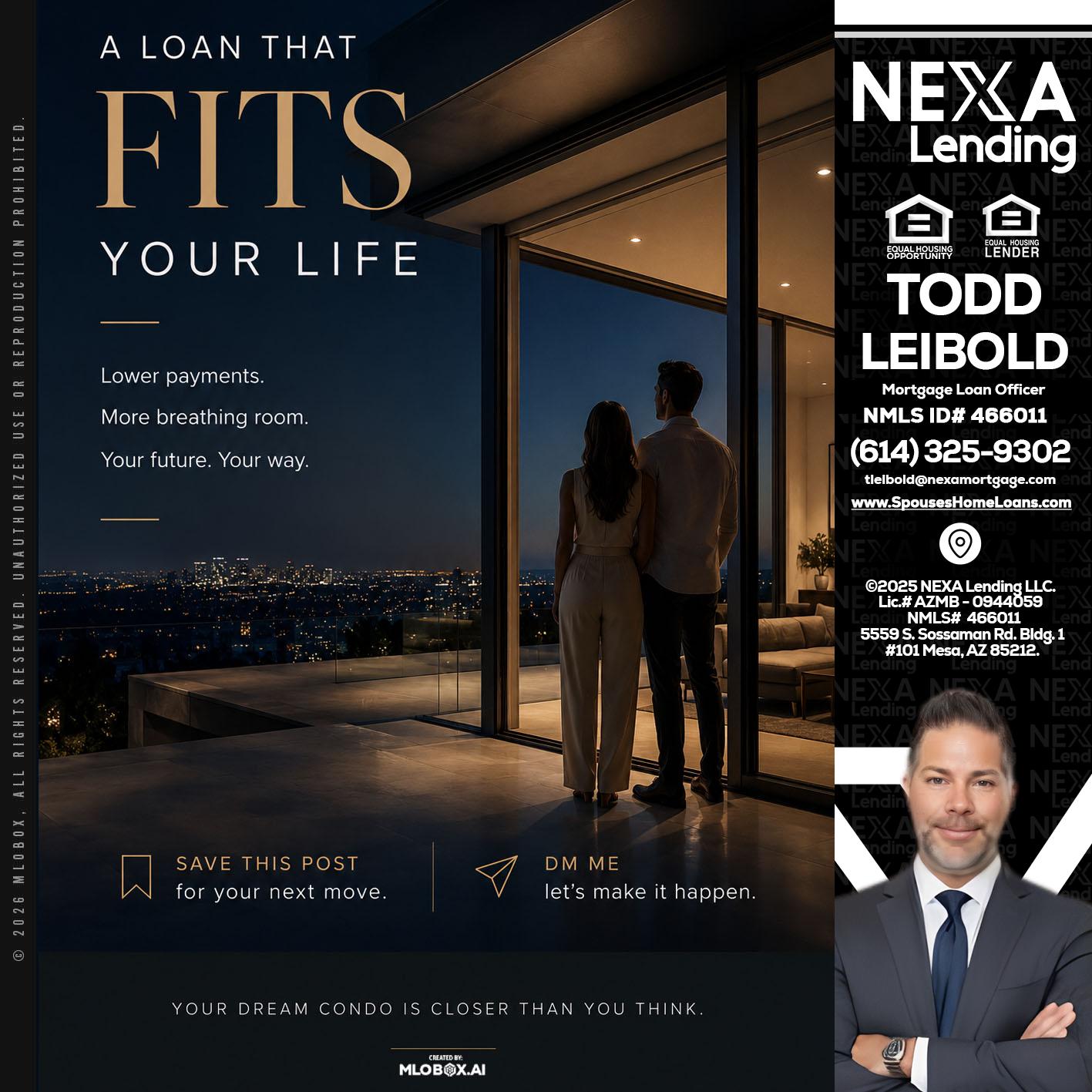 LOANS THAT FIT - Todd Leibold -Mortgage Loan Officer