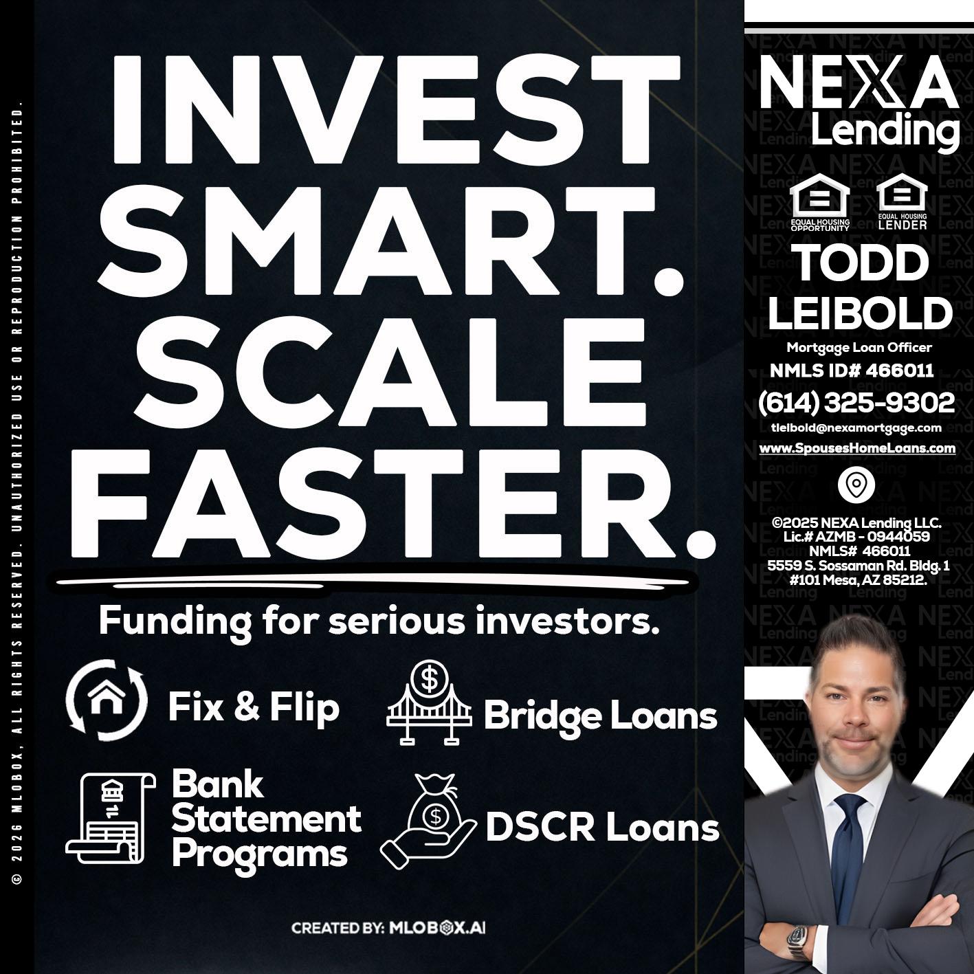INVEST SMART - Todd Leibold -Mortgage Loan Officer