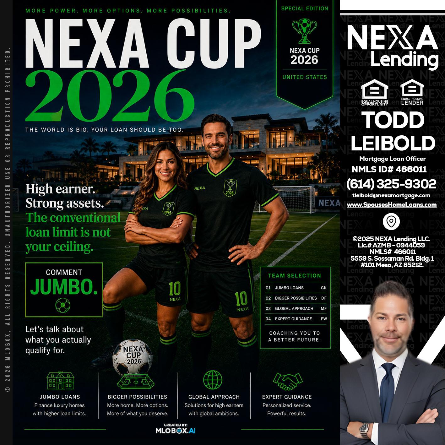 NEXA CUP 2026 - Todd Leibold -Mortgage Loan Officer