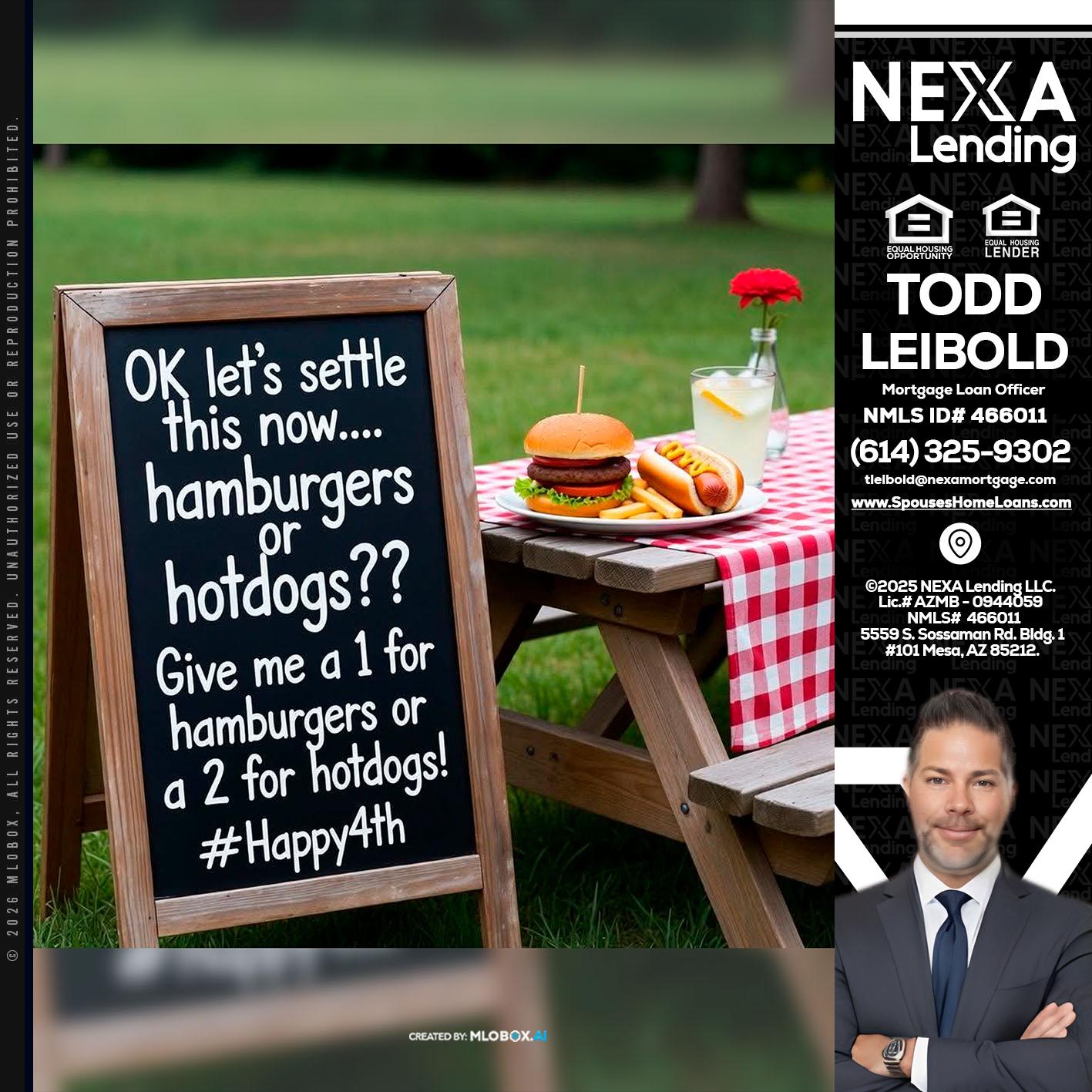 let settle this - Todd Leibold -Mortgage Loan Officer
