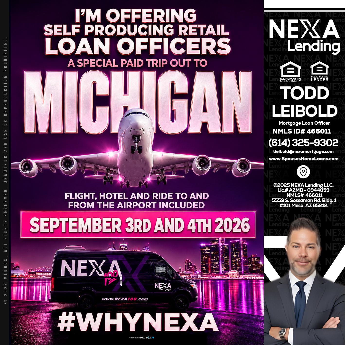 MICHIGAN TRIP - Todd Leibold -Mortgage Loan Officer