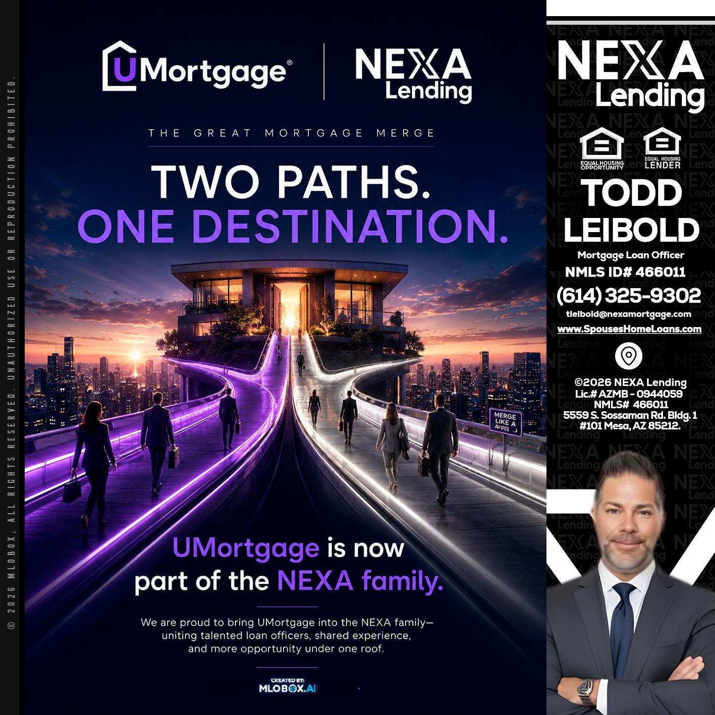 two path - Todd Leibold -Mortgage Loan Officer