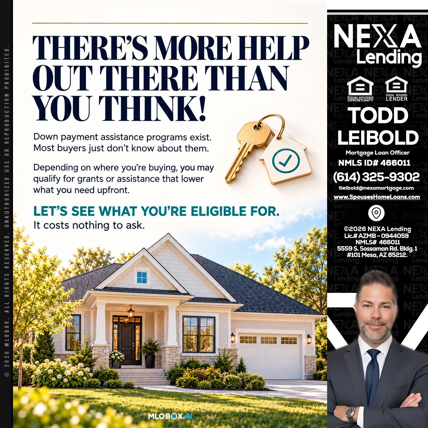 THERES MORE - Todd Leibold -Mortgage Loan Officer